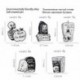 Fém színe: XZ5964 - Fekete Humor Zománc Pins Egyedi Boo Ghost Idézetek Brossok Azt hiszem, meghaltam MOST OKÉL FÜGGŐZET