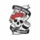 Fém színe: XZ6238 - Punk stílusú bross koponya rózsa szív fibula Halloween macskafej iránytű varázsló sapka fekete
