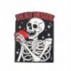 Fém színe: XZ6239 - Punk stílusú bross koponya rózsa szív fibula Halloween macskafej iránytű varázsló sapka fekete