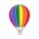 Fém színe: XZ5128 - Szivárvány bross Azonos nemű bross Szivárvány Zászló Bross Híd Szerelem Szivárvány Hőlégballon