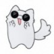 Fém színe: XZ6435 - Gojo Satoru Cats Zománc Pin Kawaii Anime Role Szemmaszk Aranyos Manga Bross Jelvény Jujutsu Kaisen Anime