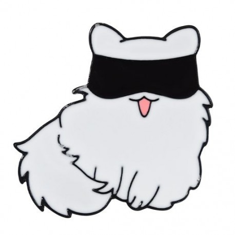 Fém színe: XZ6436 - Gojo Satoru Cats Zománc Pin Kawaii Anime Role Szemmaszk Aranyos Manga Bross Jelvény Jujutsu Kaisen Anime