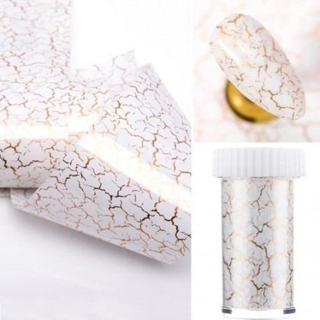 Szín: 09 - Márvány körömfólia matricák Holografikus körömdíszítő matricák, csúszkák, öntapadós