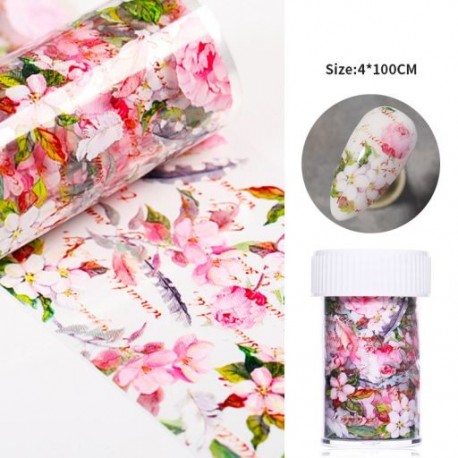 Szín: 17 - Márvány körömfólia matricák Holografikus körömdíszítő matricák, csúszkák, öntapadós