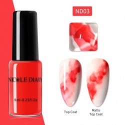 Szín: ND03 - NICOLE DIARY 6ml Akvarell tinta körömlakk DIY körömzselé dekoráció körömdíszítéshez Natural Air Dry