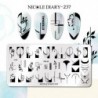 Szín: NICOLE NAPLÓ-237 - NICOLE NAPLÓ Valentin nap bélyegző lemezek szív szerelem design nyomdai stencil rozsdamentes