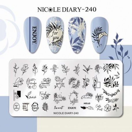 Szín: NICOLE DIARY-240 - NICOLE NAPLÓ Valentin nap bélyegző lemezek szív szerelem design nyomdai stencil rozsdamentes acél