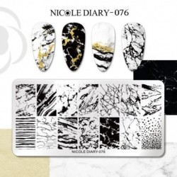 Szín: NICOLE NAPLÓ-76 - NICOLE NAPLÓ Valentin bélyegző tányérok Heart Love Design Nyomdastencil Rozsdamentes acél