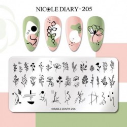 Szín: NICOLE NAPLÓ-205 - NICOLE NAPLÓ Valentin bélyegző tányérok Heart Love Design Nyomdastencil Rozsdamentes acél
