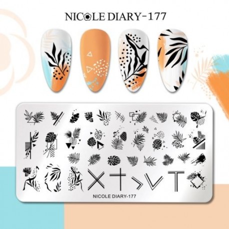 Szín: NICOLE NAPLÓ-177 - NICOLE NAPLÓ Valentin nap bélyegző lemezek szív szerelem design nyomdai stencil rozsdamentes