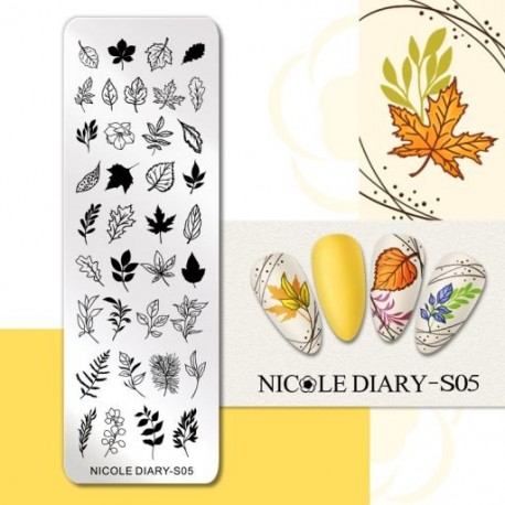 Szín: NICOLE DIARY-S05 - NICOLE NAPLÓ Tűzvirág körömbélyegző lemezek Szexi lány szerelmes szívnyomó stencil