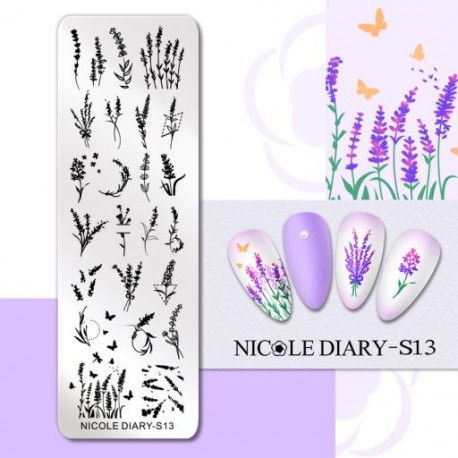 Szín: NICOLE DIARY-S13 - NICOLE NAPLÓ Tűzvirág körömbélyegző lemezek Szexi lány szerelmes szívnyomó stencil