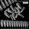 Szín: A05 - Gel Nails Extension System Hamis körömnyomó teljes fedőre Sculpted Clear Matte műköröm tippek Gyors építő