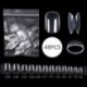Szín: B01 - Gel Nails Extension System Hamis körömnyomás a teljes burkolaton Faragva tiszta matt műköröm tippek Gyors