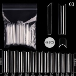 Szín: B07 - Gel Nails Extension System Hamis körömnyomás a teljes burkolaton Faragva tiszta matt műköröm tippek Gyors