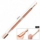 Szín: Minta-A002 - Rose Gold kétvégű, rozsdamentes acél kutikula nyomófej Dead Skin Push eltávolító pedikűrhöz