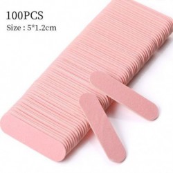 Szín: Pink Szett 100db - 10/20/50/100db Mini kétoldalas 180/240 szemcseméretű körömreszelő csiszoló puffer polírozás