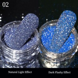 Szín: Diamonds-A2 - Köröm Kristályok Strasszos Púder Szuper fényes Fényvisszaverő Csillogó Pigment Por Holografikus