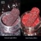 Szín: Diamonds-A3 - Köröm Kristályok Strasszos Púder Szuper fényes Fényvisszaverő Csillogó Pigment Por Holografikus