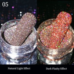 Szín: Diamonds-A5 - Köröm Kristályok Strasszos Púder Szuper fényes Fényvisszaverő Csillogó Pigment Por Holografikus