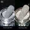 Szín: Diamonds-B1 - Köröm Kristályok Strasszos Púder Szuper fényes Fényvisszaverő Csillogó Pigment Por Holografikus