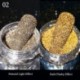 Szín: Diamonds-B2 - Köröm Kristályok Strasszos Púder Szuper fényes Fényvisszaverő Csillogó Pigment Por Holografikus