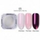 Szín: 5-ös szín - 1g Pearl Powder Nail Art Glitter Mirror Effect Króm Pigment UV Gél Lakk szikrázó Dip Dust Barkács
