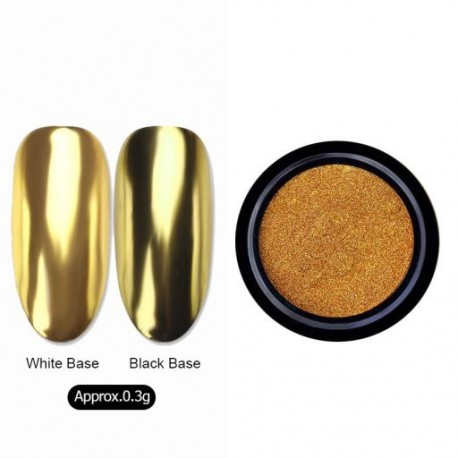 Szín: B9 - Chameleon Mirror körömpor csillogó dekoráció gél lakk körömdísz por fémes fémlakk króm pigment vakító