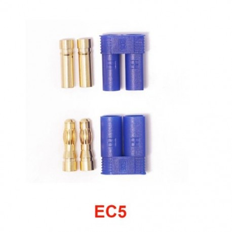 Szín: EC5-100 pár - 100 pár Amass EC2 EC3 EC5 apa golyós csatlakozó banánfej dugó 2,0 mm 3,5 mm 5,0 mm RC Lipo