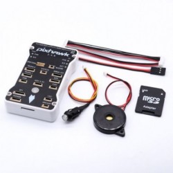 Fehér szín - Pixhawk PX4 Autopilot PIX 2.4.8 32 bites repülésvezérlés PX4FMU PX4IO biztonsági kapcsoló hangjelzéssel,