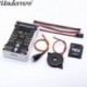 Fekete szín - Pixhawk PX4 Autopilot PIX 2.4.8 32 bites repülésvezérlés PX4FMU PX4IO biztonsági kapcsoló hangjelzéssel 4G