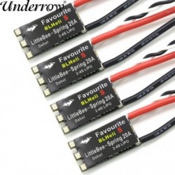 Szín: 1 db - 4 / 8 db Kedvenc FVT LittleBee 20A-S 20A S ESC BLHeli_S BLHeli S OPTO 2-4S támogatás Multishot OneShot125