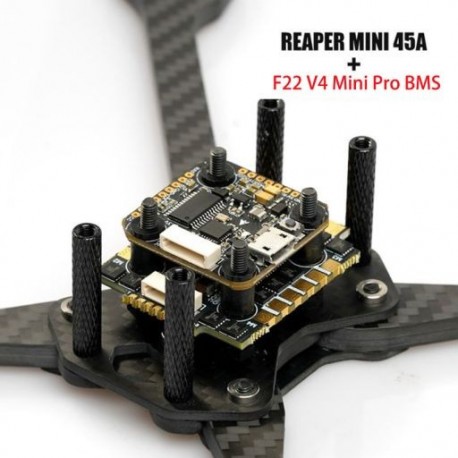 Szín: 45A F722 V4 Pro Mini - Foxeer F722 V4 Pro Mini Micro USB repülésvezérlő 45A 60A 65A BLheli32 4 az 1-ben kefe