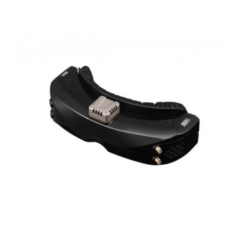 Fekete szín - SKYZONE SKY04X 5,8 GHz-es 48 csatornás FPV szemüveg támogatása 2D/3D HDMI beépített Headtrake ventilátor