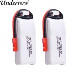 Szín: 1db - 1 / 2 / 5db HJ 2S 7.4V 500mah 35C Lipo akkumulátor JST csatlakozó Radiolink A560 Fix Wing Rc autós RC játékok