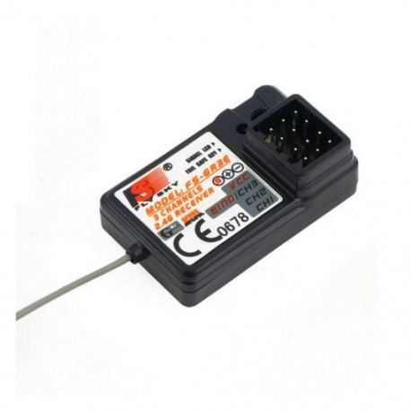 Szín: GR3E - Flysky FS-GR3E FS-GR3F 3 csatornás 2.4G GR3E vevő Failsafe vízálló RC Car Truck Boat GT3B GR3C távadóhoz