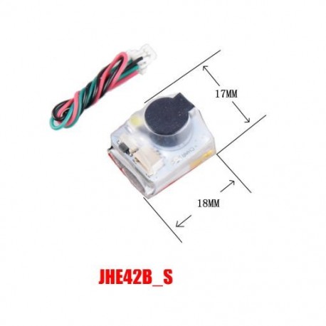 Szín: JHE42B S - Finder JHE42B JHE42B_S JHE20B 5V Super Loud Buzzer Tracker 110dB LED berregő riasztóval FPV Racing Drone