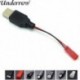 Szín: USB to Air - 10db/tétel 3.7V akkumulátor USB töltő SM JST 2P MX2.0-2P X5 3.5MM 2.5MM RC helikopterhez Quadcopter