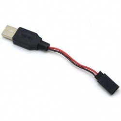 Szín: USB a Futabához - 10db/tétel 3.7V akkumulátor USB töltő SM JST 2P MX2.0-2P X5 3.5MM 2.5MM RC helikopter Quadcopter