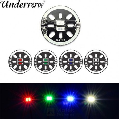 Piros szín - 2db RC LED X2 5V Led Navigációs Kerek Light Board 1806 2204 2206 Motor Mount Rc Drone számára
