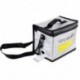 Szín: Szíjjal - Új 215x145x165 mm-es Lipo akkumulátoros széftáska tűzálló robbanásbiztos táska RC Lipo Battery Guard