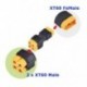 Szín: XT60-f - 2XT60-m - XT60 / T dugasz 2 dugasz 1 aljzatba / 1 dugasz 2 aljzat csatlakozó párhuzamos adapter autós