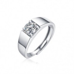 11 - 1CT szívvel vágott moissanite jegygyűrű nőknek, szív alakú gyémánt eljegyzési szalag, ezüst ígéret
