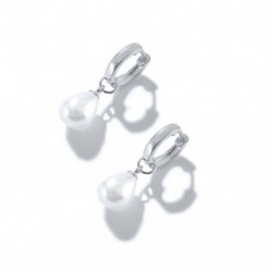 8 - Szintetikus Pearl Pendientes Plata 925 fülbevaló nőknek csepp fülbevaló Con Perlas esküvői parti porc 2022 trend