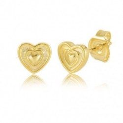 5 - Golden Heart Love 925 Sterling ezüst fülbevaló női fülbevaló, 18K esküvői parti kiegészítők ékszerek 2022 trend