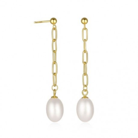 4 - Love Pearl 925 Sterling ezüst fülbevaló nőknek csepp fülbevaló piercing Oreille Pendientes Largos Huggie esküvői