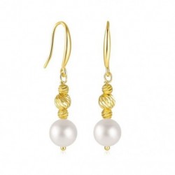 6 - Love Pearl 925 Sterling ezüst fülbevaló nőknek csepp fülbevaló piercing Oreille Pendientes Largos Huggie esküvői