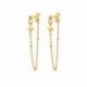 2 - White Crystal 925 Sterling ezüst fülbevaló nőknek csepp fülbevaló Pendientes Largos Mujer piercing party ékszer
