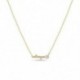 8 - Pearl Bojt nyaklánc Női 925 Sterling Ezüst Choker Pendente Hosszú lánc Esküvői Ékszerek Luxus Finom Ékszer 18K