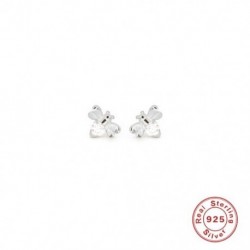 B - Női fülbevalók 925 Sterling ezüst Pendientes Egyszerű divatos kis méhek piercing fülbevalók finom ékszerek
